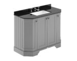 1000mm 4-Door Angled Unit & Marble Top 3TH