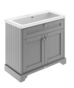 1000mm 2-Door Unit & Contemporary Basin 0TH