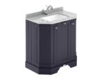 Hudson Reed Old London 750mm 3-Door Angled Unit & Marble Top 1TH