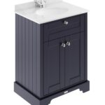 Hudson Reed Old London 600mm Cabinet & Marble Top (1TH)