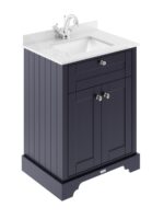 Hudson Reed Old London 600mm Cabinet & Marble Top (1TH)
