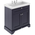 800mm 2-Door Vanity & Classic Basin 3TH