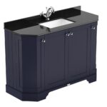 1200mm 4-Door Angled Unit & Marble Top 1TH
