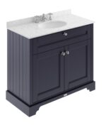 Hudson Reed Old London 1000mm Cabinet & Marble Top (3TH)