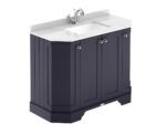 Hudson Reed Old London 1000mm 4-Door Angled Unit & Marble Top 1TH