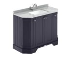 Hudson Reed Old London 1000mm 4-Door Angled Unit & Marble Top 1TH