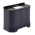 Hudson Reed Old London 1000mm 4-Door Angled Unit & Marble Top 3TH