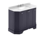 Hudson Reed Old London 1000mm 4-Door Angled Unit & Marble Top 3TH