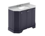 Hudson Reed Old London 1000mm 4-Door Angled Unit & Marble Top 3TH