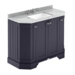 Hudson Reed Old London 1000mm 4-Door Angled Unit & Marble Top 3TH