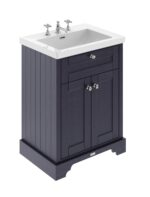 Hudson Reed Old London 600mm 2-Door Unit & Contemporary Fireclay Basin 3TH