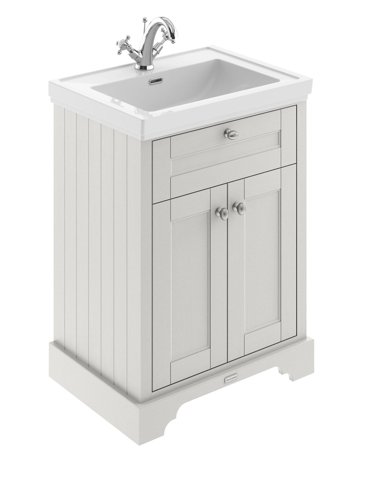 lof401_furn_v1_co.jpg 600mm 2-Door Unit & Contemporary Fireclay Basin 1TH - Image 1