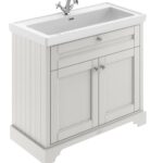 1000mm 2-Door Unit & Classic Fireclay Basin 1TH