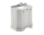 750mm 3-Door Angled Unit & Marble Top 1TH