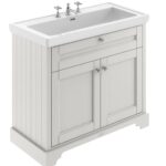 1000mm 2-Door Unit & Classic Fireclay Basin 3TH