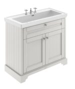 1000mm 2-Door Unit & Classic Fireclay Basin 3TH