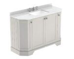 Hudson Reed Old London 1200mm 4-Door Angled Unit & Marble Top 3TH