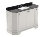 Hudson Reed Old London 1200mm 4-Door Angled Unit & Marble Top 3TH