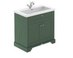 800mm 2-Door Unit & Contemporary Fireclay Basin 1TH