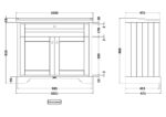 1000mm Cabinet & Basin (1TH) - Image 2