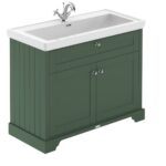 1000mm 2-Door Unit & Classic Fireclay Basin 1TH