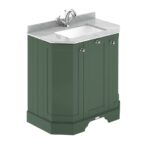 750mm 3-Door Angled Unit & Marble Top 1TH