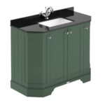 1000mm 4-Door Angled Unit & Marble Top 1TH