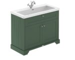 Hudson Reed Old London 1000mm 2-Door Unit & Contemporary Fireclay Basin 1TH