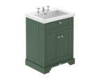 600mm 2-Door Unit & Contemporary Fireclay Basin 3TH