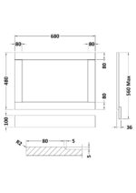 700mm End Panel - Image 2