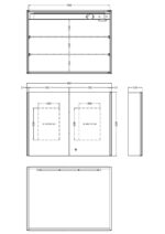 800mm Mirror Cabinet - Image 4