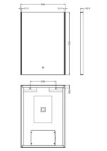 Nuie 700 x 500 LED Mirror - Image 4
