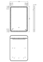700 x 500 Brushed Brass Framed Mirror - Image 4
