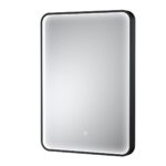 Black Frame LED Mirror - 700 x 500mm