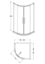 Apex 1000mm Quadrant - Image 4