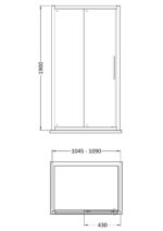 Apex 1100mm Sliding Door - Image 2