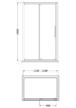 Apex 1200mm Sliding Door - Image 4