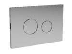 Chrome Round Plate for Pneumatic Dual Flush