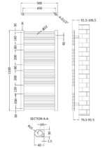 Straight Ladder Rail - Image 2