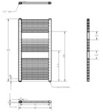 Nuie Electric Towel Rail - Image 2