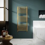 Round Straight Towel Radiator 1200x500 - Image 2