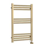 Round Straight Towel Radiator 800x500