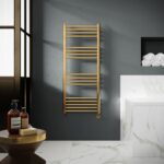 Round Straight Towel Radiator 1200x500 - Image 2