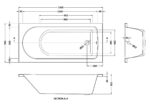 Standard Single Ended Bath 1500 x 700mm - Image 3