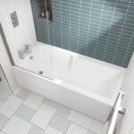 Nuie Square Straight Shower Bath 1700 x 750mm - Image 3