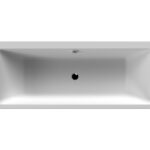 Nuie Asselby Thin Edge Double Ended Bath 1700 x 700mm