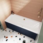Nuie Linton Thin Edge Single Ended Bath 1800 x 800mm - Image 2