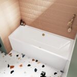 Nuie Linton Thin Edge Single Ended Bath 1800 x 800mm - Image 3