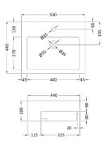 Nuie Semi-recessed basin - Image 2