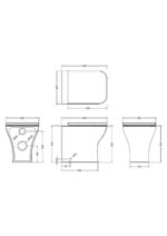 Back To Wall Pan & Soft Close Seat - Image 4